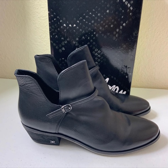 Sam Edelman Shoes - Sam Edelman Leather Palmer Ankle Cut Out Booties